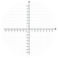 White graph paper with Blank cartesian coordinate with black x axis y axis lines on white background. Math scale template. vector