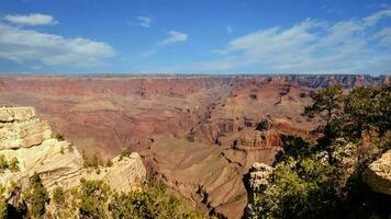 grandioso cañón nación parque hora lapso en un soleado día. Arizona, EE.UU. video