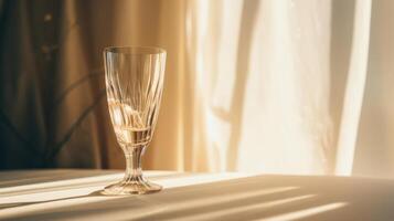 Champagne glass background. Illustration photo