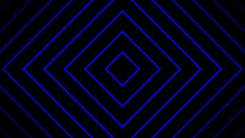 décoratif Contexte foncé bleu symétrique géométrique conception video