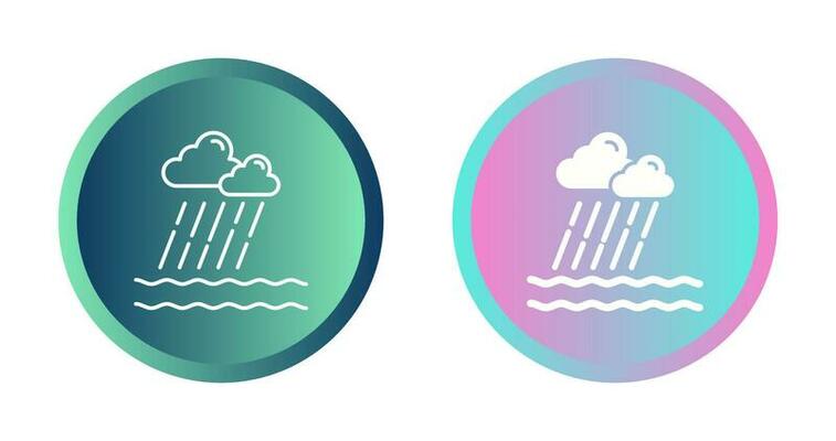 rain Vector Icon