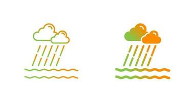 rain Vector Icon