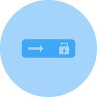 Unlock slide Vector Icon