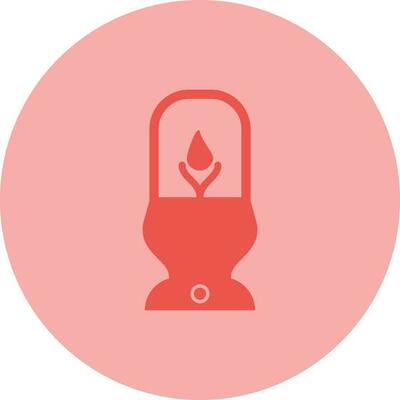 Lit Lamp Vector Icon