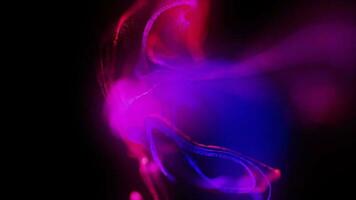 Abstract splash Fluid neon Particle Animation Colorful Digital Particles Background Loop video