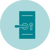 Door Security Lock Vector Icon