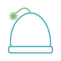 icono de vector de gorra caliente