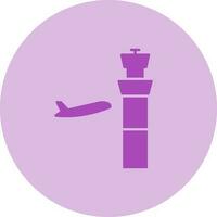 icono de vector de torre de control de aire