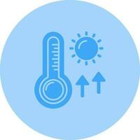 High Temperatures Vector Icon