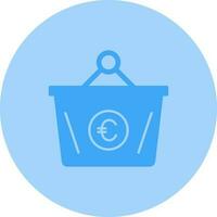 Euro Basket Vector Icon