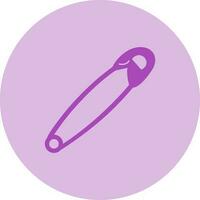 Safety Pin Vector Icon