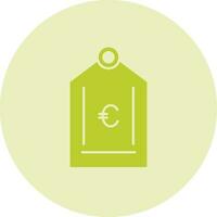 Euro Tag Vector Icon