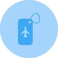 Luggage Tag Vector Icon