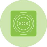 Emergency Button Vector Icon