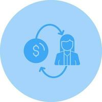 icono de vector de conversión