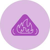 Fire Danger Vector Icon