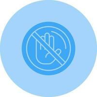 No Passing Vector Icon