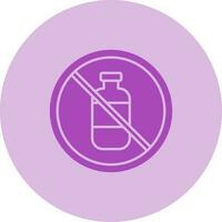 No Liquids Vector Icon