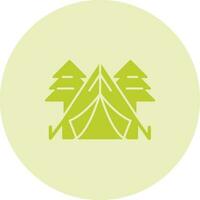 Tent Vector Icon