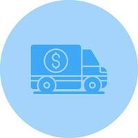 Money Truck Vector Icon