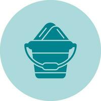 Sand Bucket Vector Icon