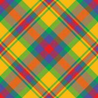 Plaid pattern vector. Check fabric texture. Seamless textile design for clothes, paper print. vector