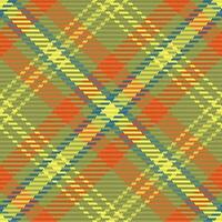 Textile tartan pattern. Seamless check texture. Plaid background fabric vector. vector