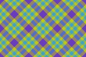 Plaid seamless vector. Check pattern tartan. Textile fabric background texture. vector