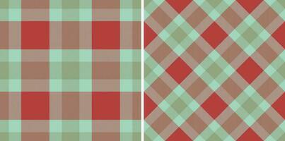 Textile tartan pattern. Plaid fabric vector. Background check texture seamless. vector