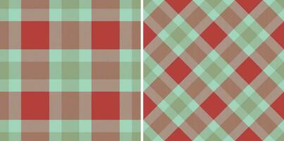 Textile tartan pattern. Plaid fabric vector. Background check texture seamless. vector