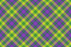 Fabric tartan vector. Background texture textile. Check seamless pattern plaid. vector