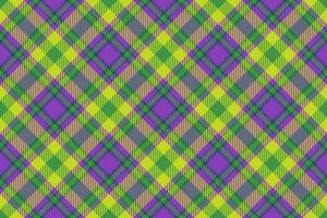 Fabric tartan vector. Background texture textile. Check seamless pattern plaid. vector