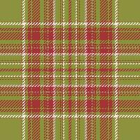 Plaid check pattern. Seamless fabric texture. Tartan textile print. vector