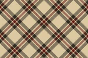 Tartan plaid background, diagonal check seamless pattern. Vector fabric texture for textile print, wrapping paper, gift card, wallpaper.