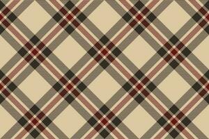 Tartan plaid background, diagonal check seamless pattern. Vector fabric texture for textile print, wrapping paper, gift card, wallpaper.