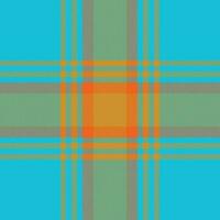 Plaid check pattern. Seamless fabric texture. Tartan textile print. vector
