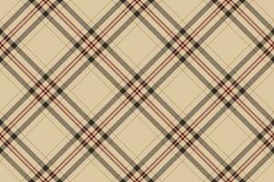 Tartan plaid background, diagonal check seamless pattern. Vector fabric texture for textile print, wrapping paper, gift card, wallpaper.