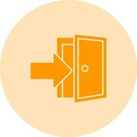 Exit Door Vector Icon