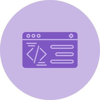 icono de vector de programación