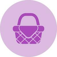 Picnic Basket Vector Icon