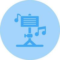 icono de vector de educación musical