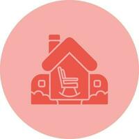 Retirement Home Vector Icon