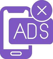 AD Block Vector Icon