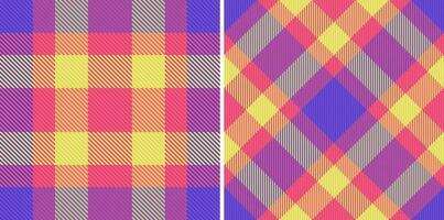 Textile tartan seamless. Plaid fabric vector. Background pattern texture check. vector