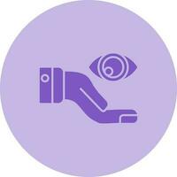 Eye Donate Vector Icon