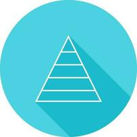 Pyramid Graph Vector Icon