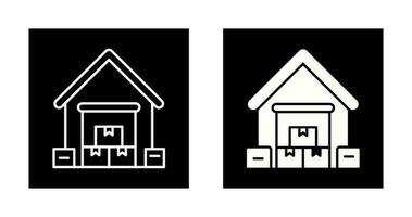 Warehouse Vector Icon