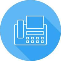 Fax Machine Vector Icon