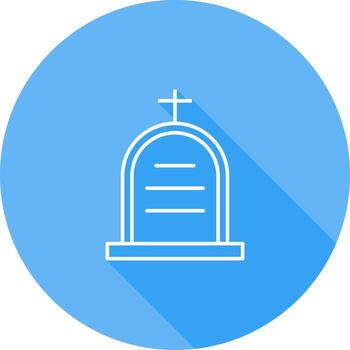 icono de vector de cementerio