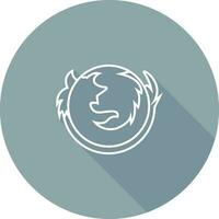 Firefox logo vector icono